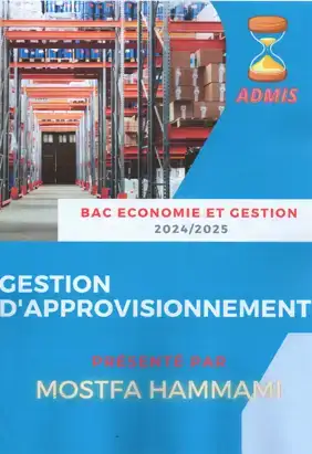 Bac eco gestion d'approvisionnement
